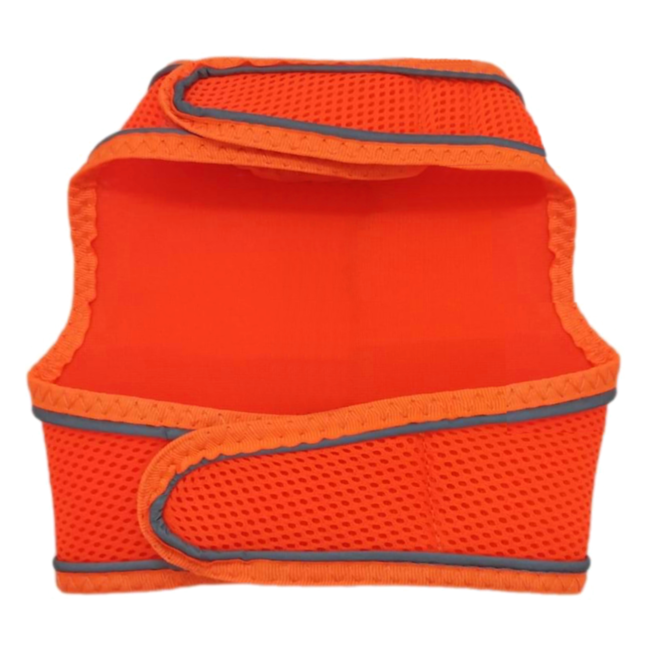 Çift Kilitli Sportif Kedi Köpek Göğüs Tasma Seti 30-38 cm Small Turuncu