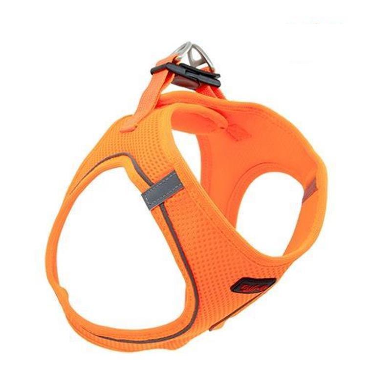 Tailpetz Air Mesh Köpek Göğüs Tasması XSmall 32x36 cm Neo Turuncu
