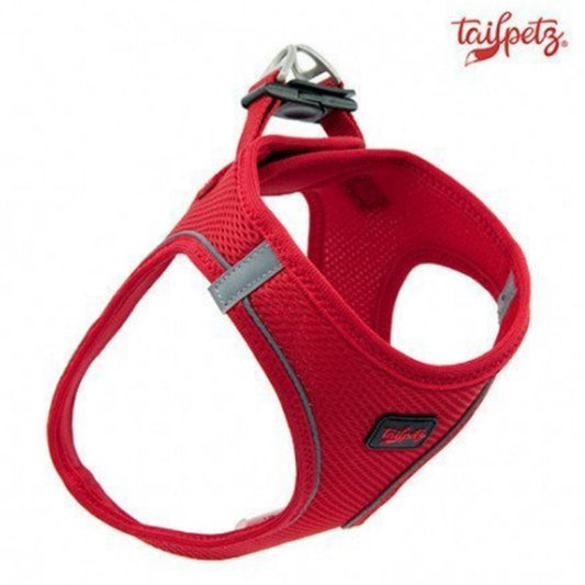 Tailpetz Air Mesh Köpek Göğüs Tasması Medium 44x48 cm Kırmızı