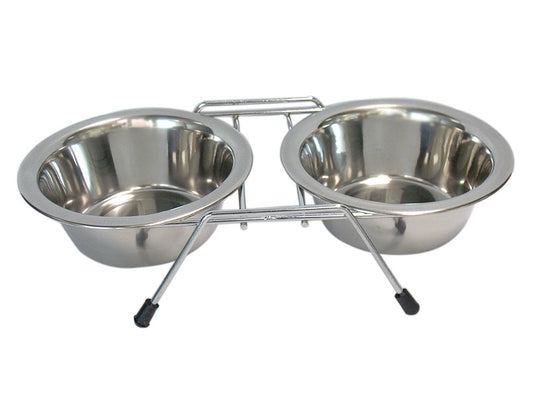 Tommy Ayaklı İkili Köpek Mama Su Kabı 1500+1500 ml