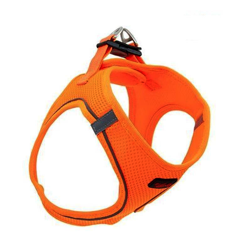 Tailpetz Air Mesh Köpek Göğüs Tasması Small 36x44 cm Neo Turuncu