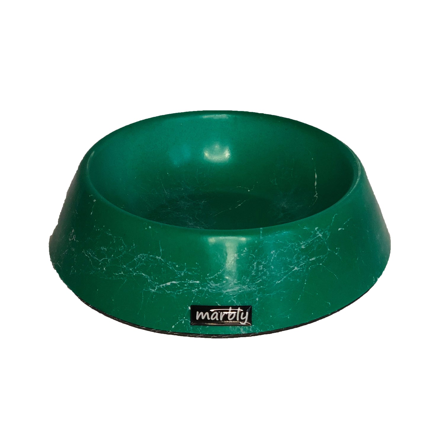 Marbly Yeşil Dalgalı Mermerit Köpek Mama Su Kabı 1000 ml
